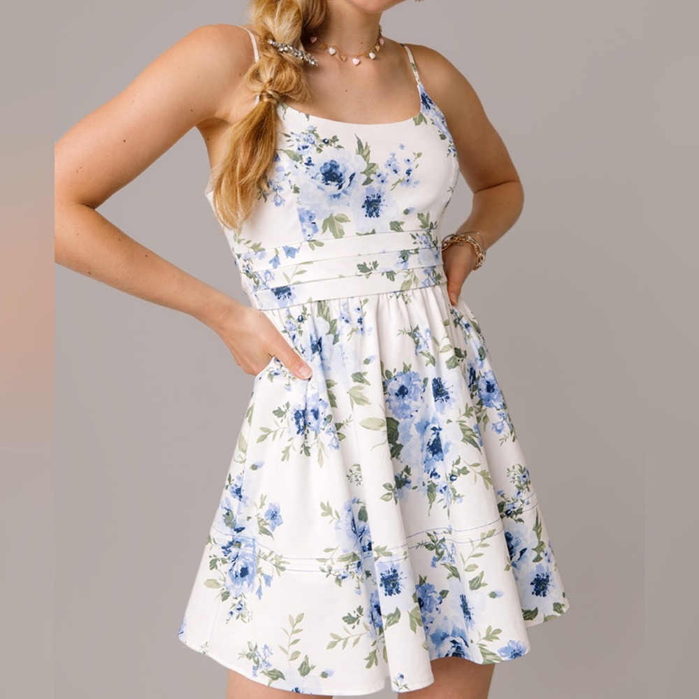 MiAmi| Caroline Fit & Flare Mini Dress
